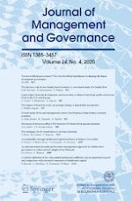 Journal of Management and Governance 4/2020