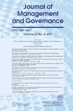 Journal of Management and Governance 4/2021
