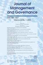 Journal of Management and Governance 1/2022