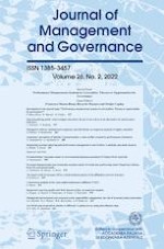Journal of Management and Governance 2/2022