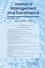 Journal of Management and Governance 3/2023