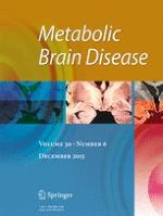 Metabolic Brain Disease 6/2015