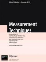 Measurement Techniques 8/2011