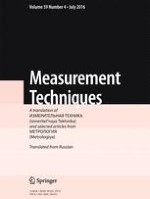 Measurement Techniques 4/2016