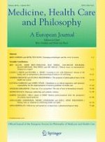 Medicine, Health Care and Philosophy 1/2017
