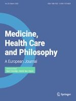 Medicine, Health Care and Philosophy 1/2020