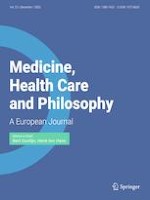 Medicine, Health Care and Philosophy 4/2020