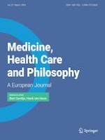 Medicine, Health Care and Philosophy 1/2024