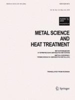 Metal Science and Heat Treatment 5-6/2008