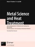 Metal Science and Heat Treatment 7-8/2009