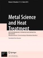 Metal Science and Heat Treatment 11-12/2013