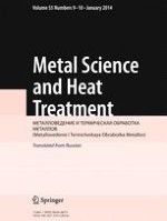 Metal Science and Heat Treatment 9-10/2014