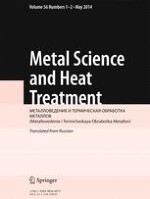 Metal Science and Heat Treatment 1-2/2014