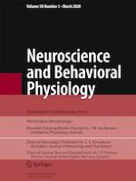 Neuroscience and Behavioral Physiology 3/2020