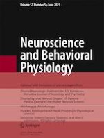 Neuroscience and Behavioral Physiology 5/2023