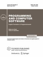 Programming and Computer Software 2/2013
