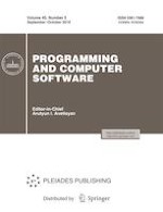 Programming and Computer Software 5/2019