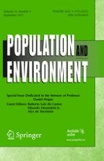 Population and Environment 1/2012