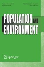 Population and Environment 1/2014