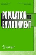Population and Environment 1/2015