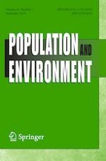 Population and Environment 1/2019