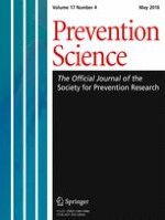 Prevention Science 4/2016
