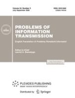 Problems of Information Transmission 3/2008