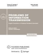 Problems of Information Transmission 3/2011