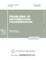 Problems of Information Transmission 2/2023
