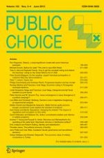 Public Choice 3-4/2013