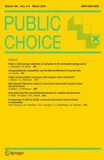 Public Choice 3-4/2016