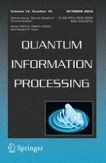 Quantum Information Processing 10/2014