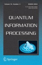 Quantum Information Processing 3/2014