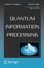 Quantum Information Processing 1/2018