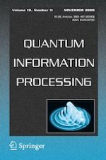 Quantum Information Processing 11/2020