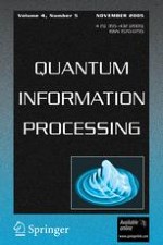 Quantum Information Processing 5/2005