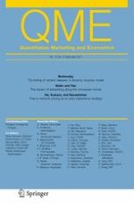 Quantitative Marketing and Economics 3/2017