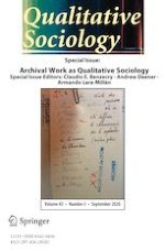 Qualitative Sociology 3/2020