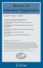Review of Industrial Organization 3/2017