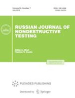 Russian Journal of Nondestructive Testing 7/2018