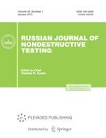 Russian Journal of Nondestructive Testing 1/2019