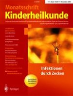 Monatsschrift Kinderheilkunde 11/2003