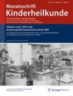 Monatsschrift Kinderheilkunde 1/2016