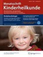 Monatsschrift Kinderheilkunde 11/2017