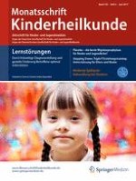 Monatsschrift Kinderheilkunde 6/2017