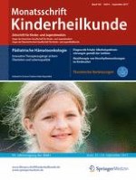 Monatsschrift Kinderheilkunde 9/2017