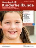 Monatsschrift Kinderheilkunde 9/2018