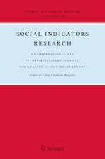 Social Indicators Research 3/2020