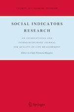 Social Indicators Research 1/2020