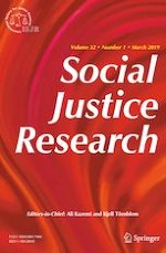 Social Justice Research 1/2019